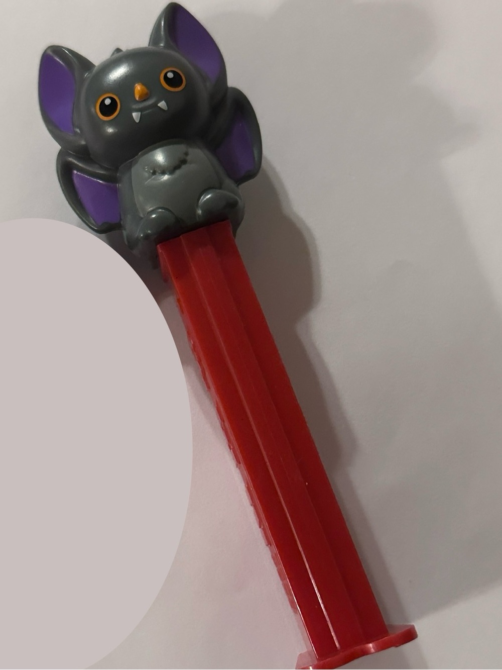 Gray and Purple Bat candy PEZ Dispenser